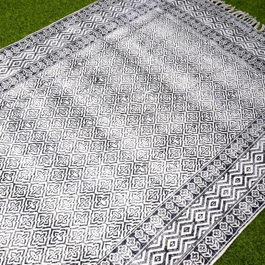 HANDMADE COTTON HAND BLOCK ALL OVER PRINT DARI