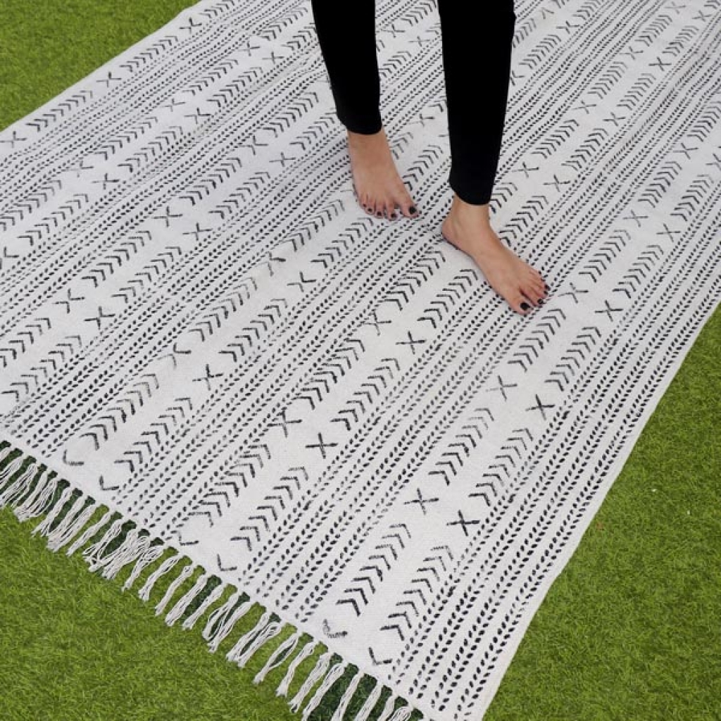 HANDMADE COTTON HAND BLOCK ALL OVER PRINT DARI