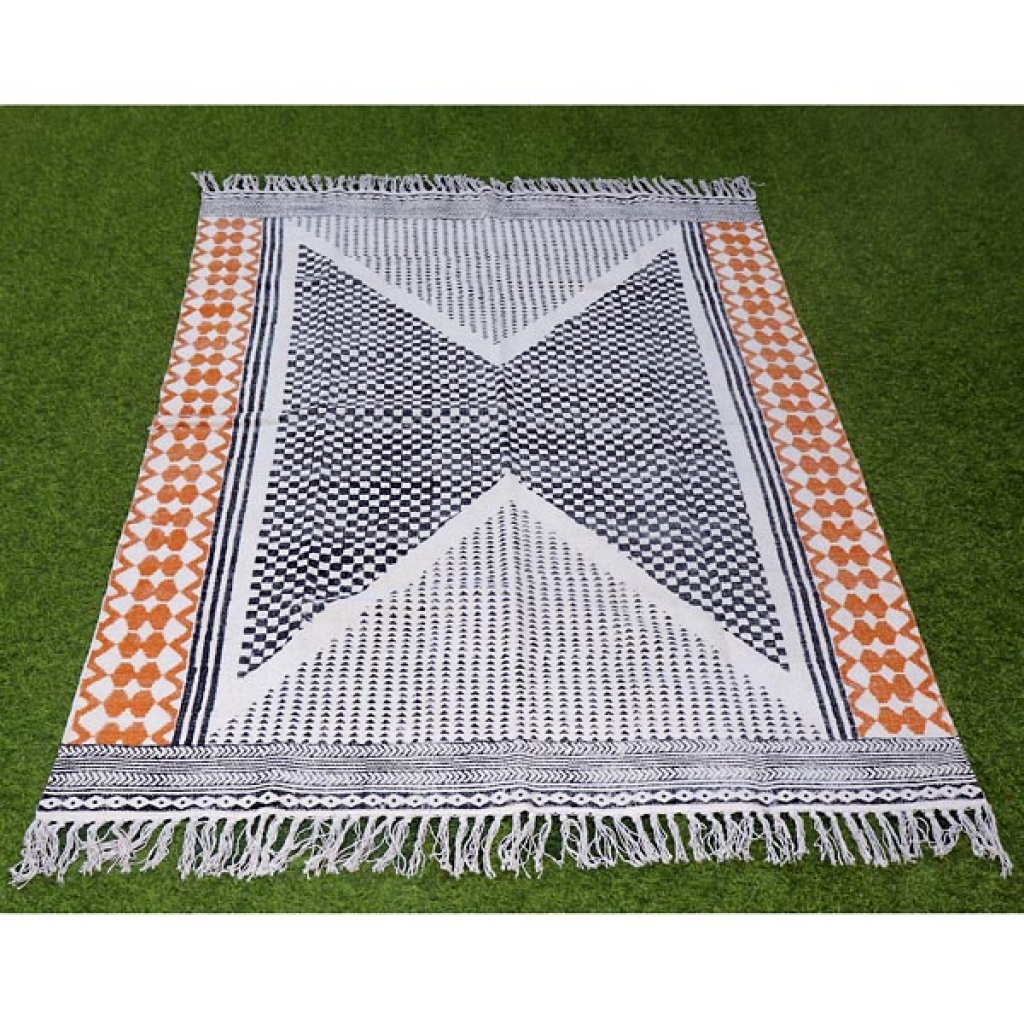 HANDMADE COTTON HAND BLOCK ALL OVER PRINT DARI