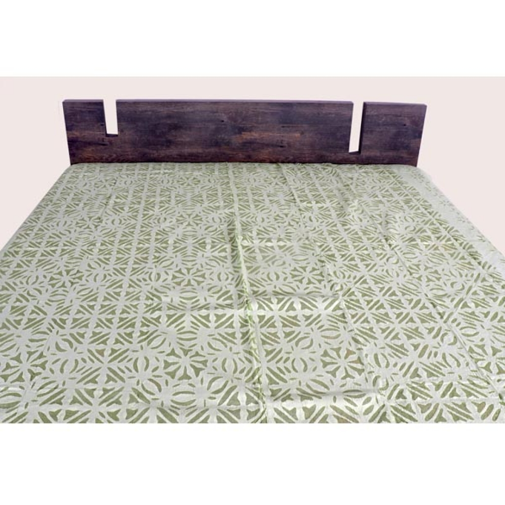 Handmade Antique Design Cut Work Bedsheet