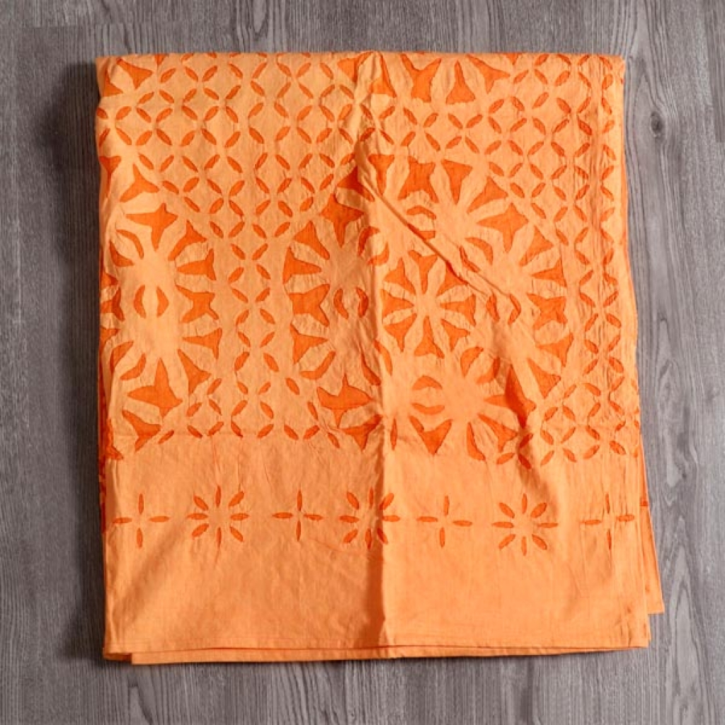 Handmade Antique Design Cut Work Bedsheet