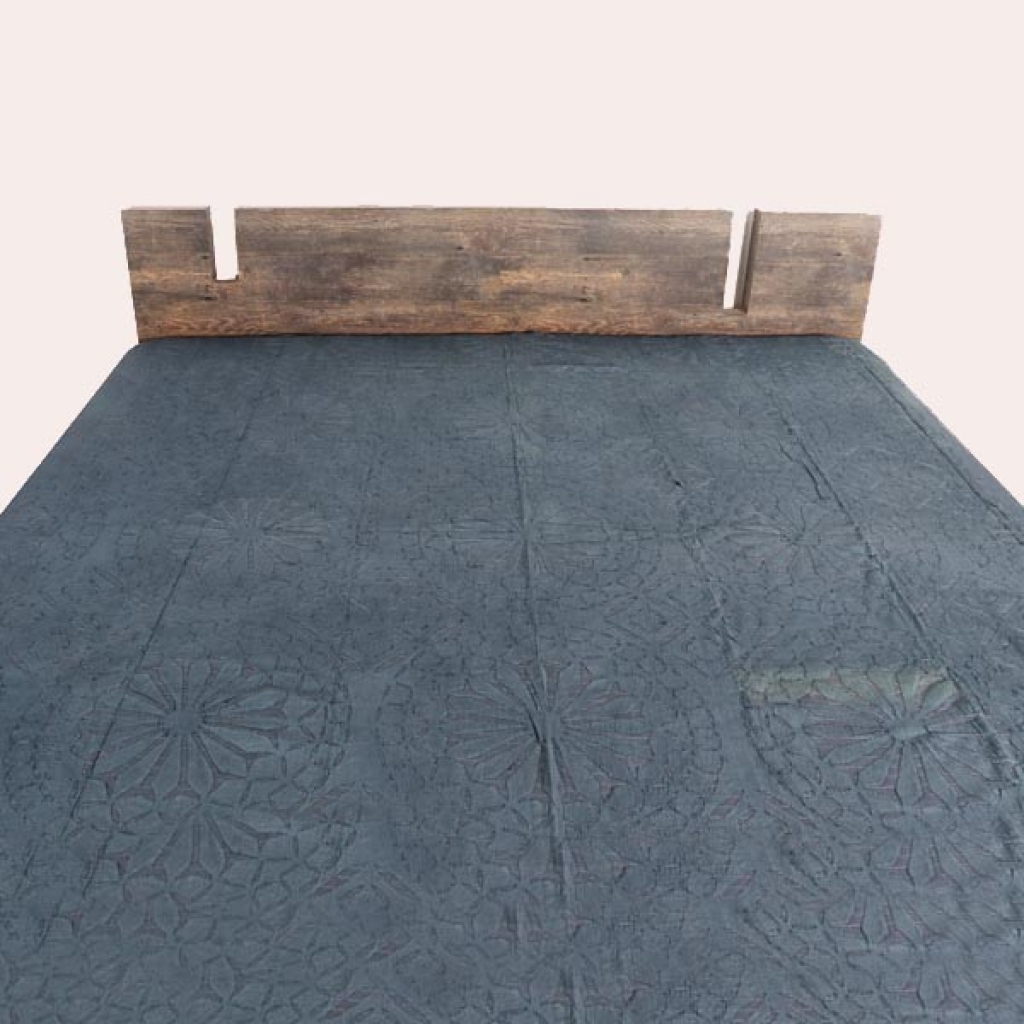 Handmade Antique Design Cut Work Bedsheet