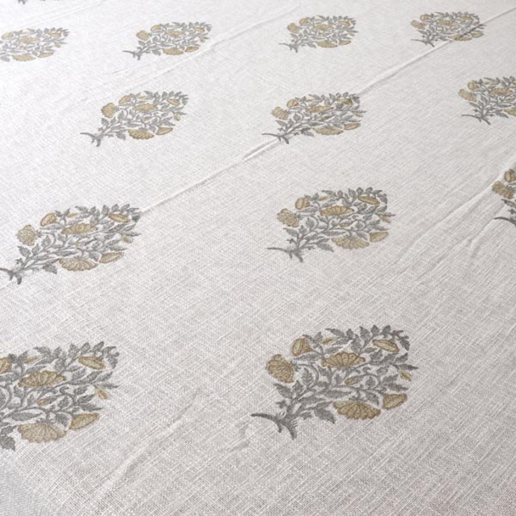 HANDMADE TNT COTTON BLOCK PRINTED BEDCOVER