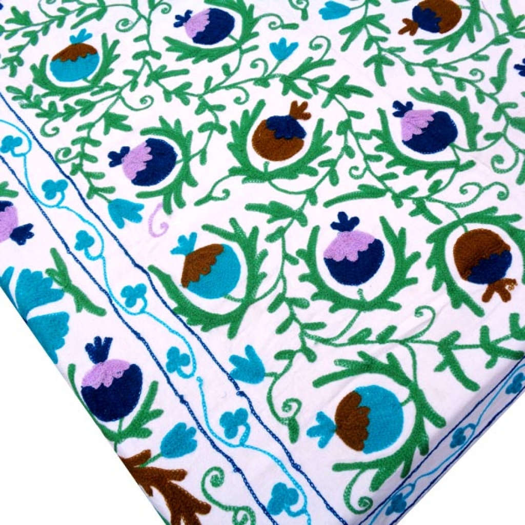 HANDMADE EMBROIDARY WORK COTTON SUZANI BEDCOVER