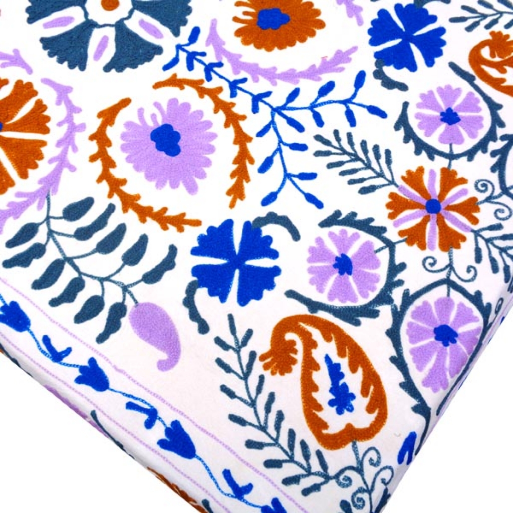 HANDMADE EMBROIDARY WORK COTTON SUZANI BEDCOVER