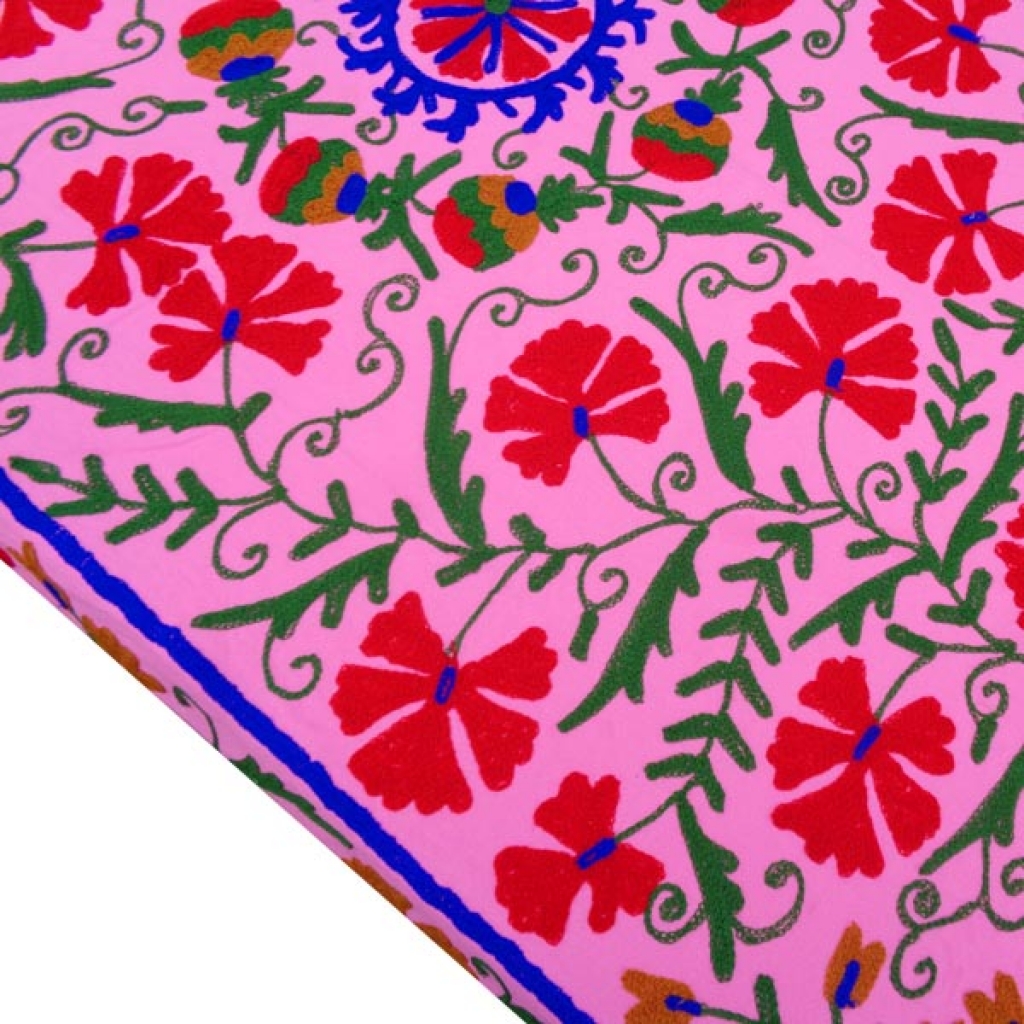HANDMADE EMBROIDARY WORK COTTON SUZANI BEDCOVER