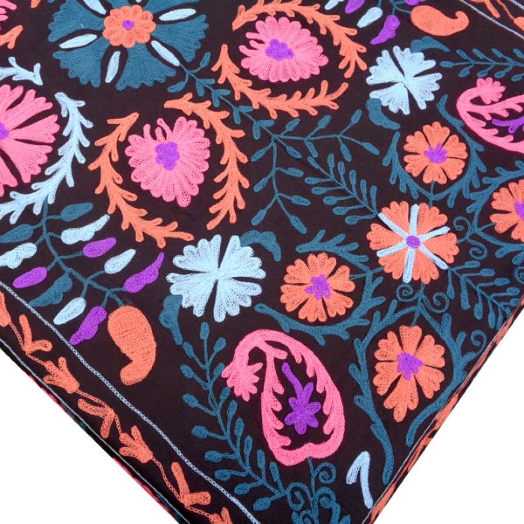 HANDMADE EMBROIDARY WORK COTTON SUZANI BEDCOVER