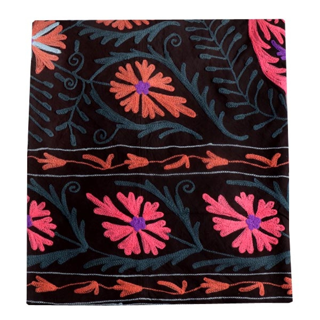 HANDMADE EMBROIDARY WORK COTTON SUZANI BEDCOVER