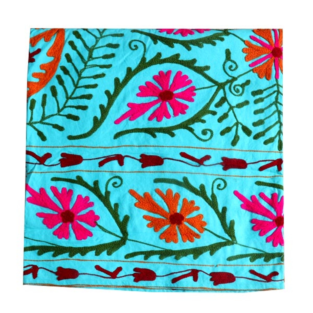 HANDMADE EMBROIDARY WORK COTTON SUZANI BEDCOVER
