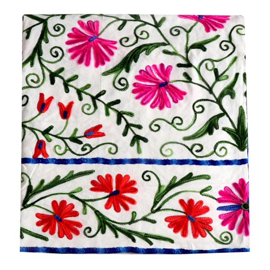 HANDMADE EMBROIDARY WORK COTTON SUZANI BEDCOVER