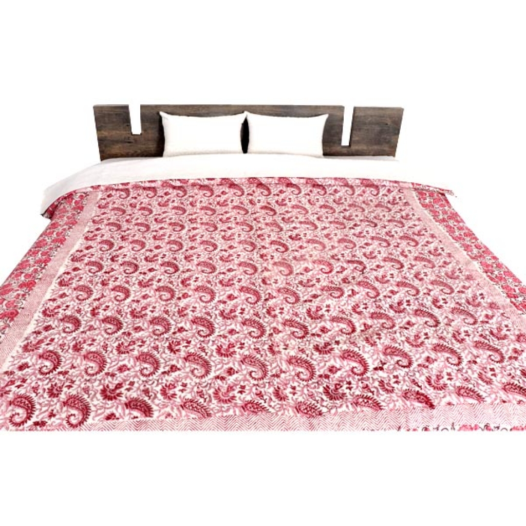 HANDMADE INDIAN PURE COTTON DESIGNER QUILTED