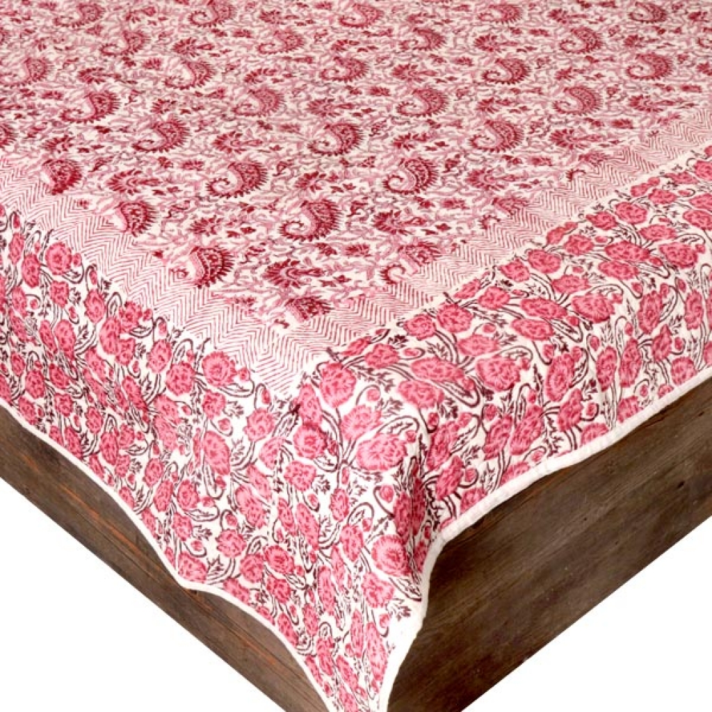 HANDMADE INDIAN PURE COTTON DESIGNER QUILTED