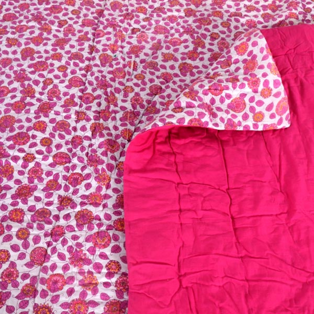 HANDMADE INDIAN PURE COTTON DESIGNER QUILTED