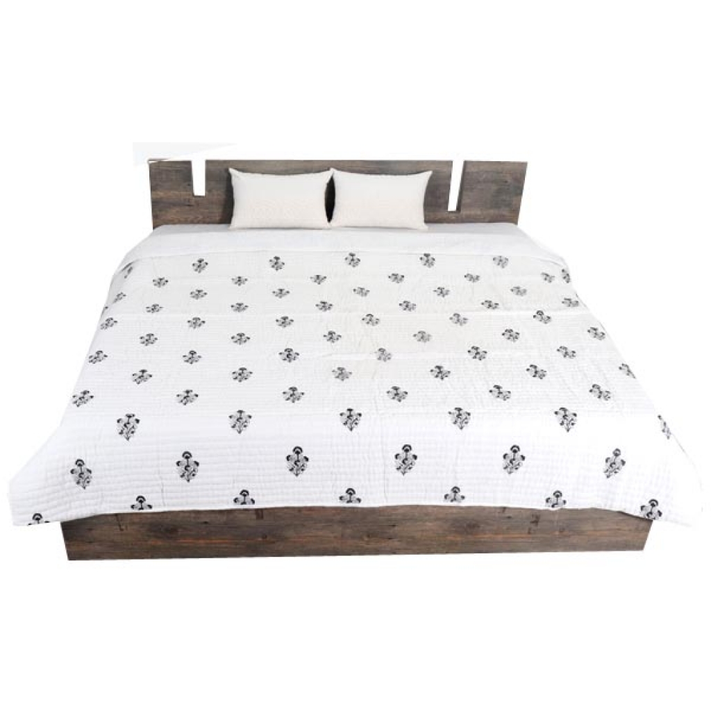 HANDMADE INDIAN PURE COTTON DESIGNER QUILTED
