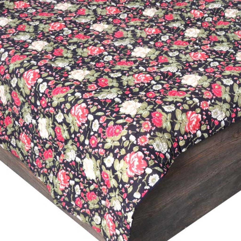 HANDMADE INDIAN PURE COTTON DESIGNER QUILTED