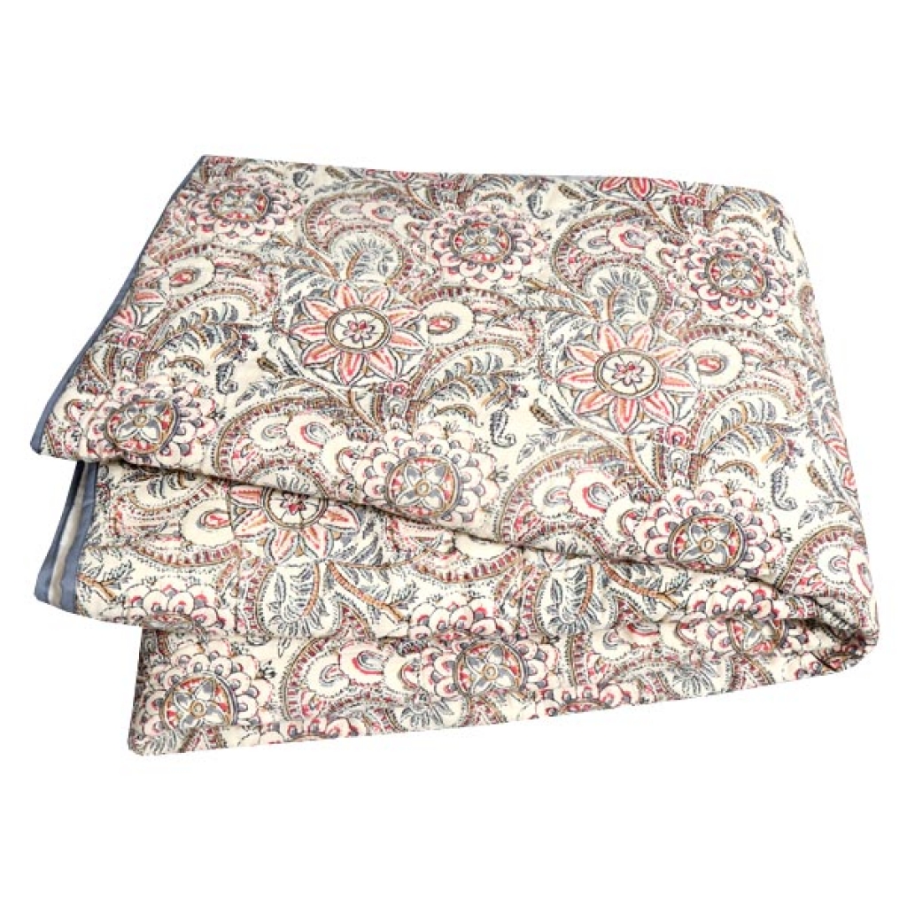 HANDMADE INDIAN PURE COTTON DESIGNER QUILTED