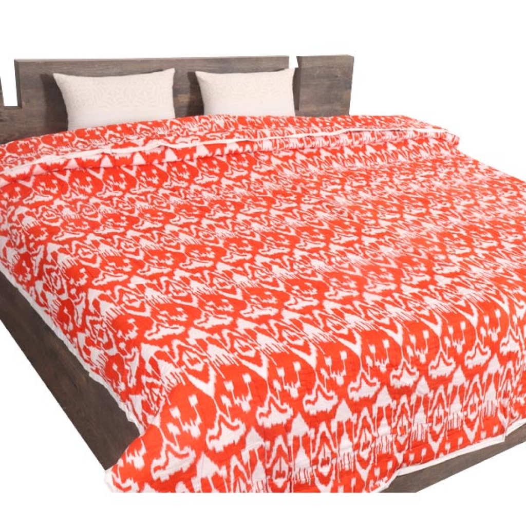 HANDMADE INDIAN PURE COTTON DESIGNER QUILTED