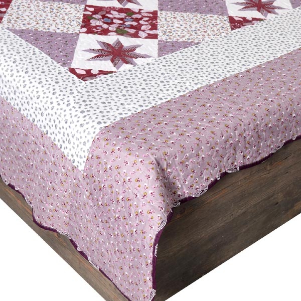 HANDMADE INDIAN PURE COTTON DESIGNER QUILTED