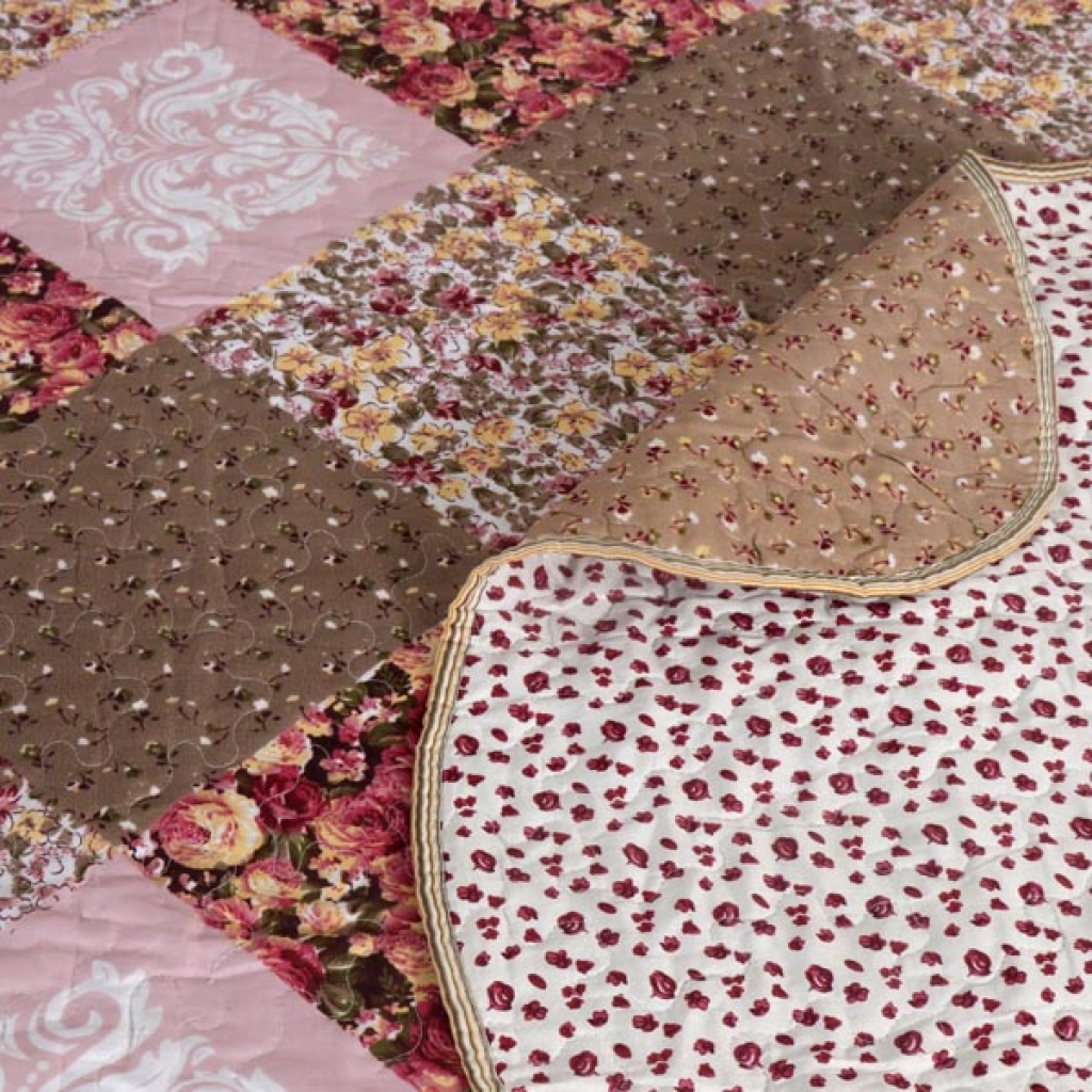 HANDMADE INDIAN PURE COTTON DESIGNER QUILTED