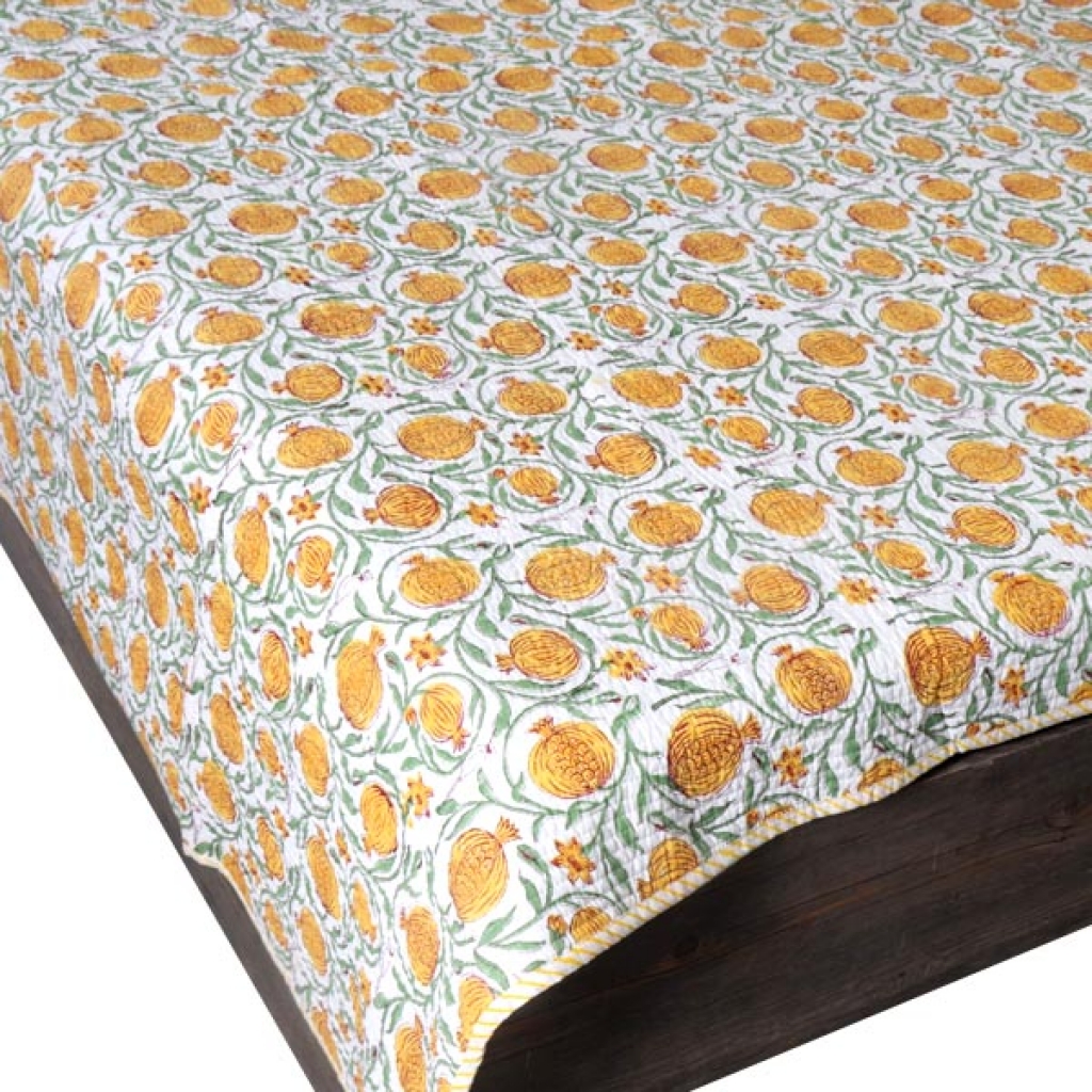 HANDMADE INDIAN PURE COTTON DESIGNER QUILTED