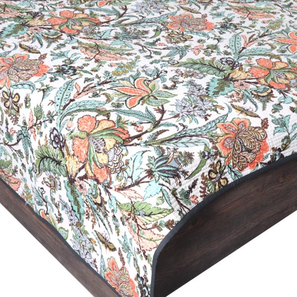 HANDMADE INDIAN PURE COTTON DESIGNER QUILTED