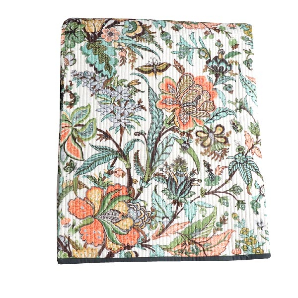 HANDMADE INDIAN PURE COTTON DESIGNER QUILTED