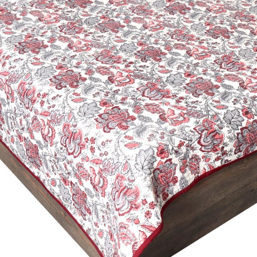 HANDMADE INDIAN PURE COTTON DESIGNER QUILTED