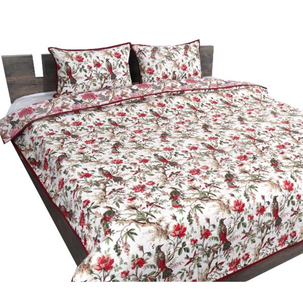 HANDMADE INDIAN PURE COTTON DESIGNER QUILTED