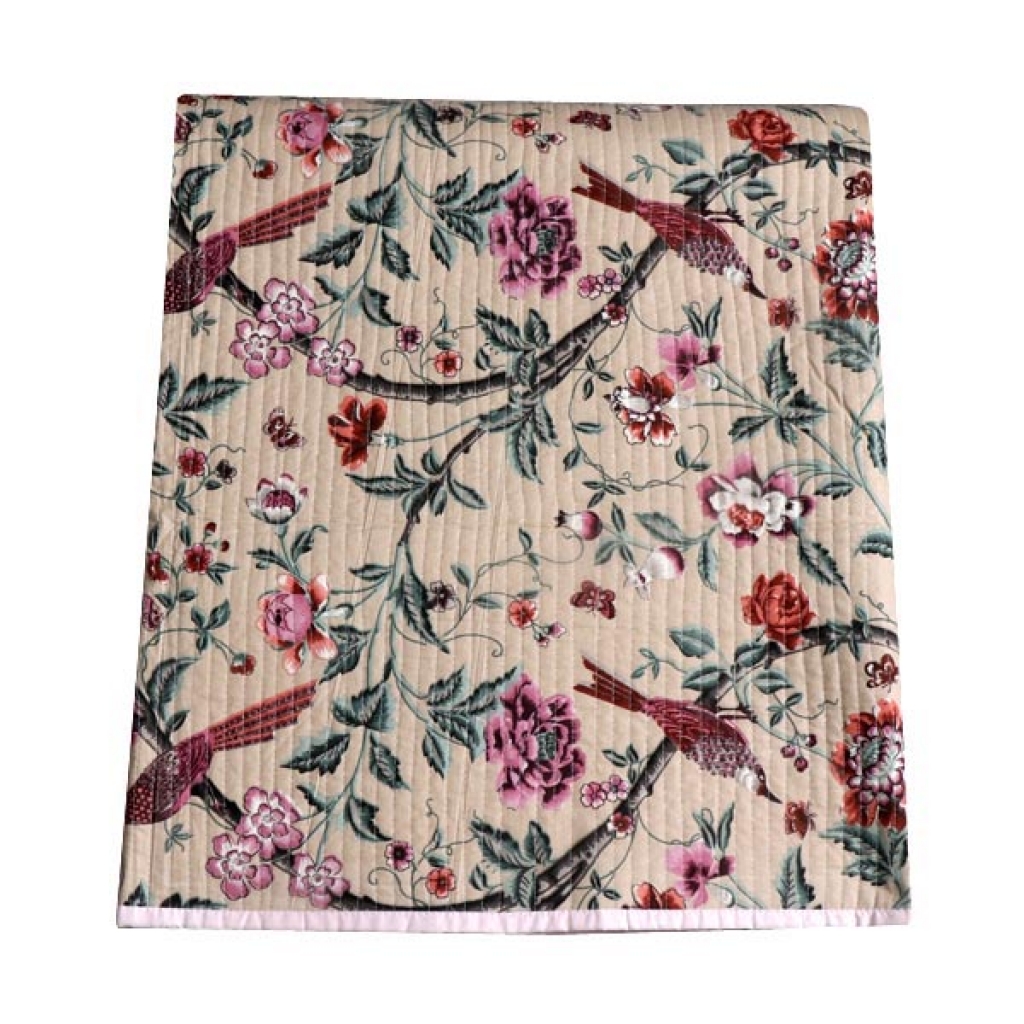 HANDMADE INDIAN PURE COTTON DESIGNER QUILTED