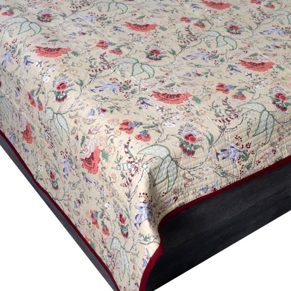 HANDMADE INDIAN PURE COTTON DESIGNER QUILTED