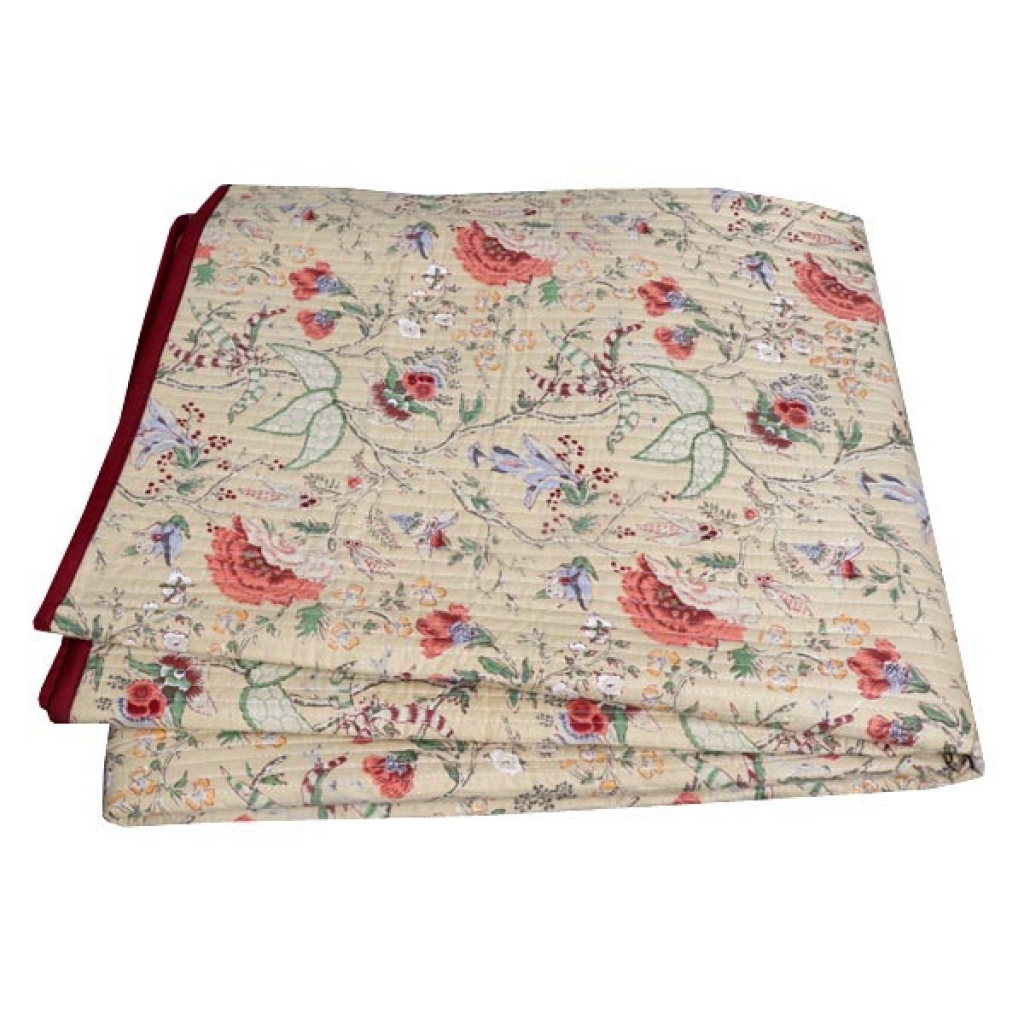 HANDMADE INDIAN PURE COTTON DESIGNER QUILTED