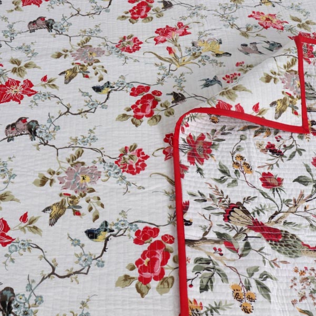 HANDMADE INDIAN PURE COTTON DESIGNER QUILTED