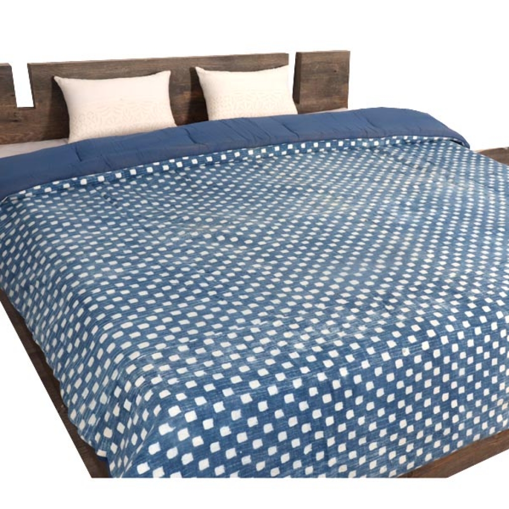 HANDMADE INDIAN PURE COTTON DESIGNER QUILTED