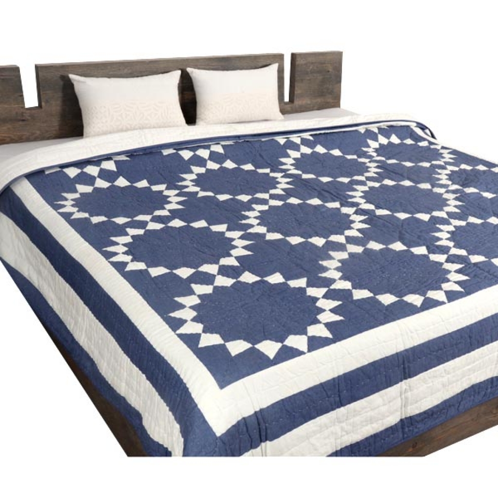 HANDMADE INDIAN PURE COTTON DESIGNER QUILTED