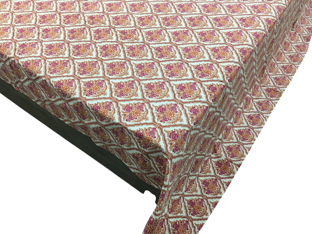 COTTON SCREEN PRINTED PAKHI BED SHEETS