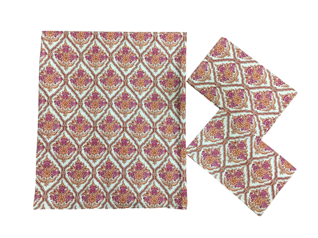 COTTON SCREEN PRINTED PAKHI BED SHEETS