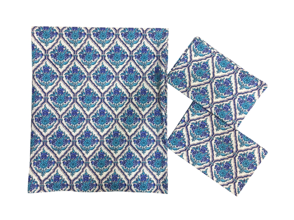 COTTON SCREEN PRINTED PAKHI BED SHEETS