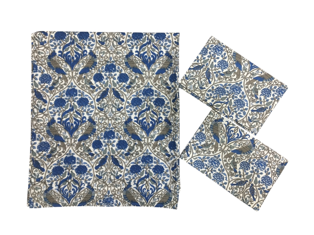 COTTON SCREEN PRINTED PAKHI BED SHEETS