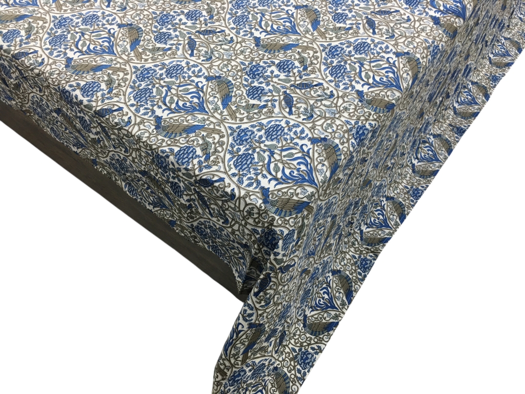 COTTON SCREEN PRINTED PAKHI BED SHEETS