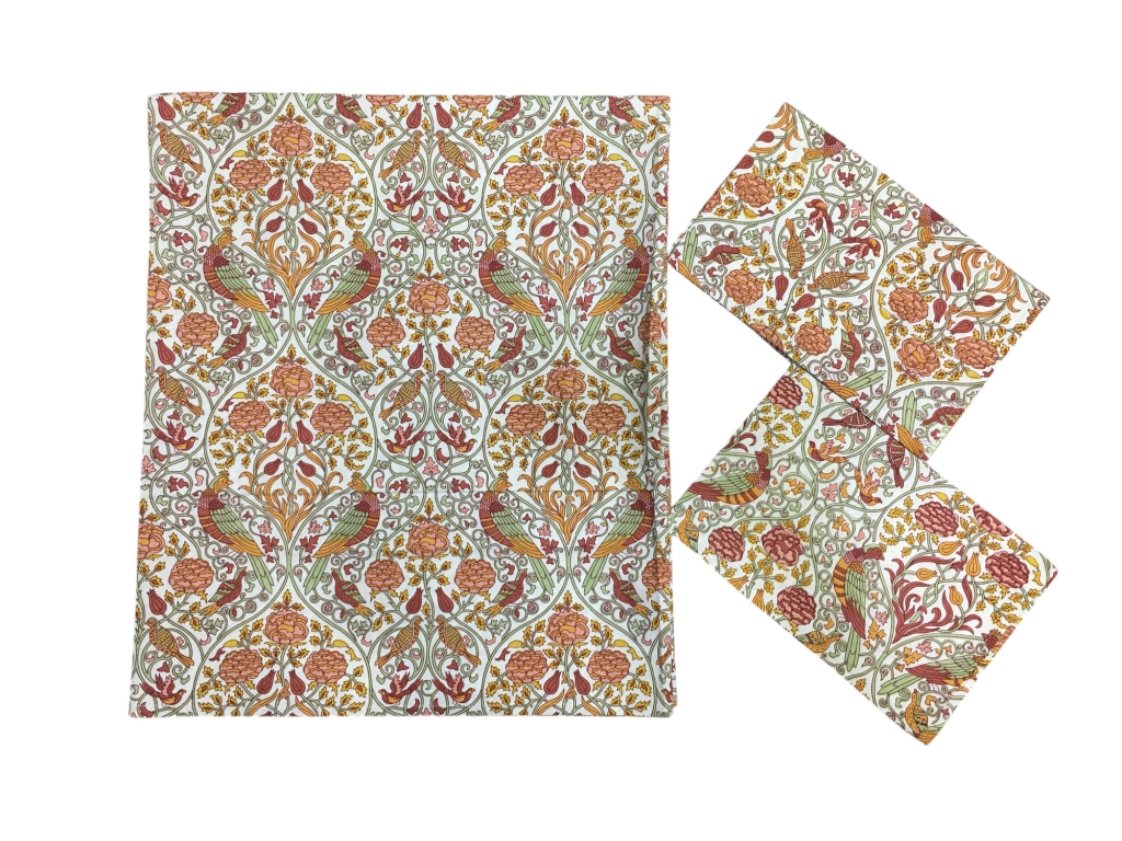 COTTON SCREEN PRINTED PAKHI BED SHEETS