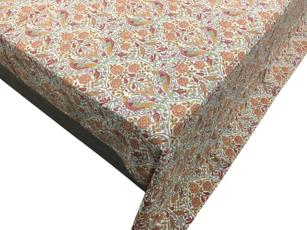 COTTON SCREEN PRINTED PAKHI BED SHEETS