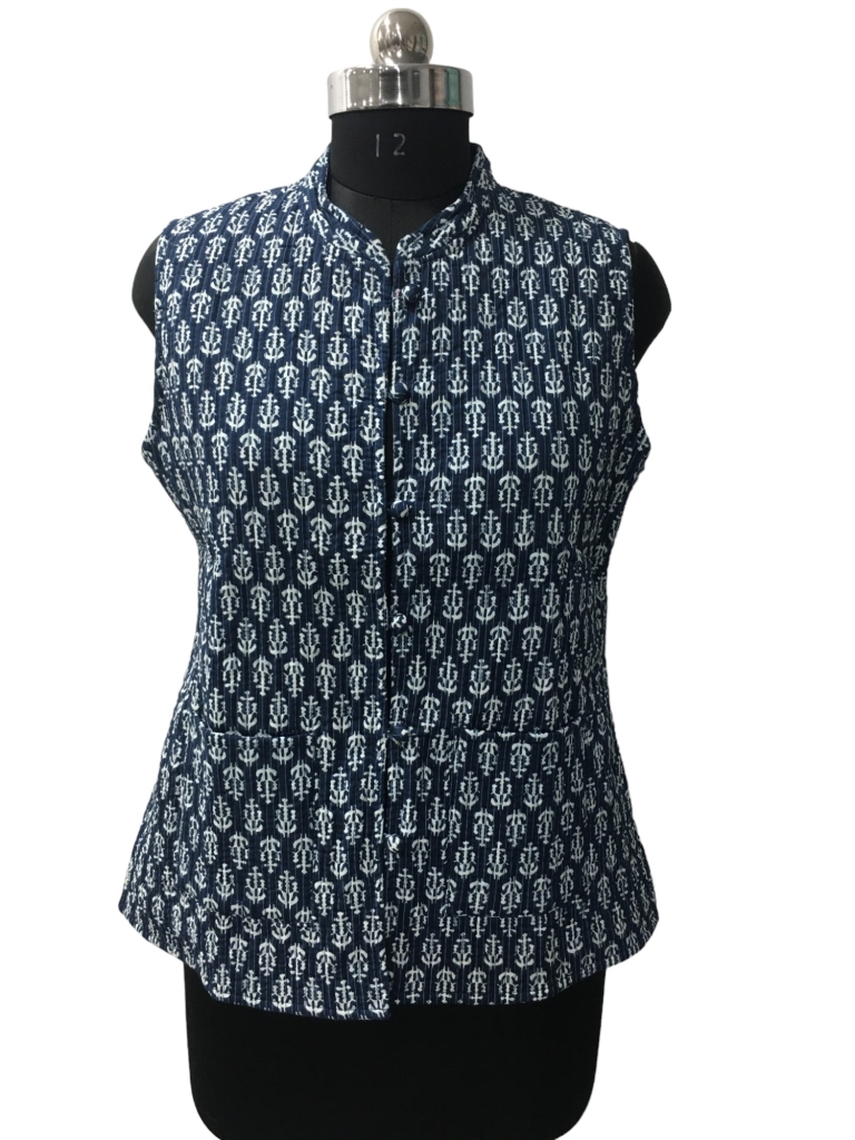 COTTON QUILTED WEST COAT