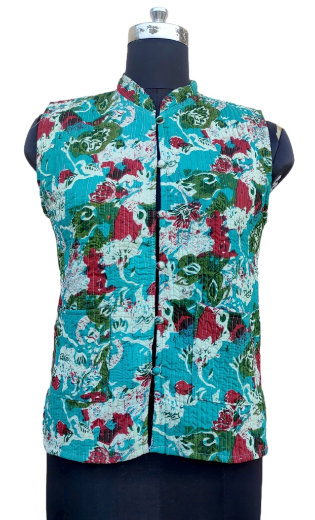 COTTON QUILTED WEST COAT