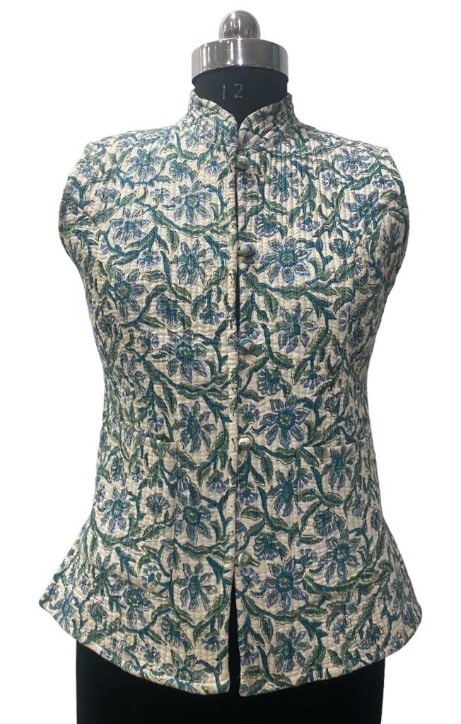 COTTON QUILTED WEST COAT