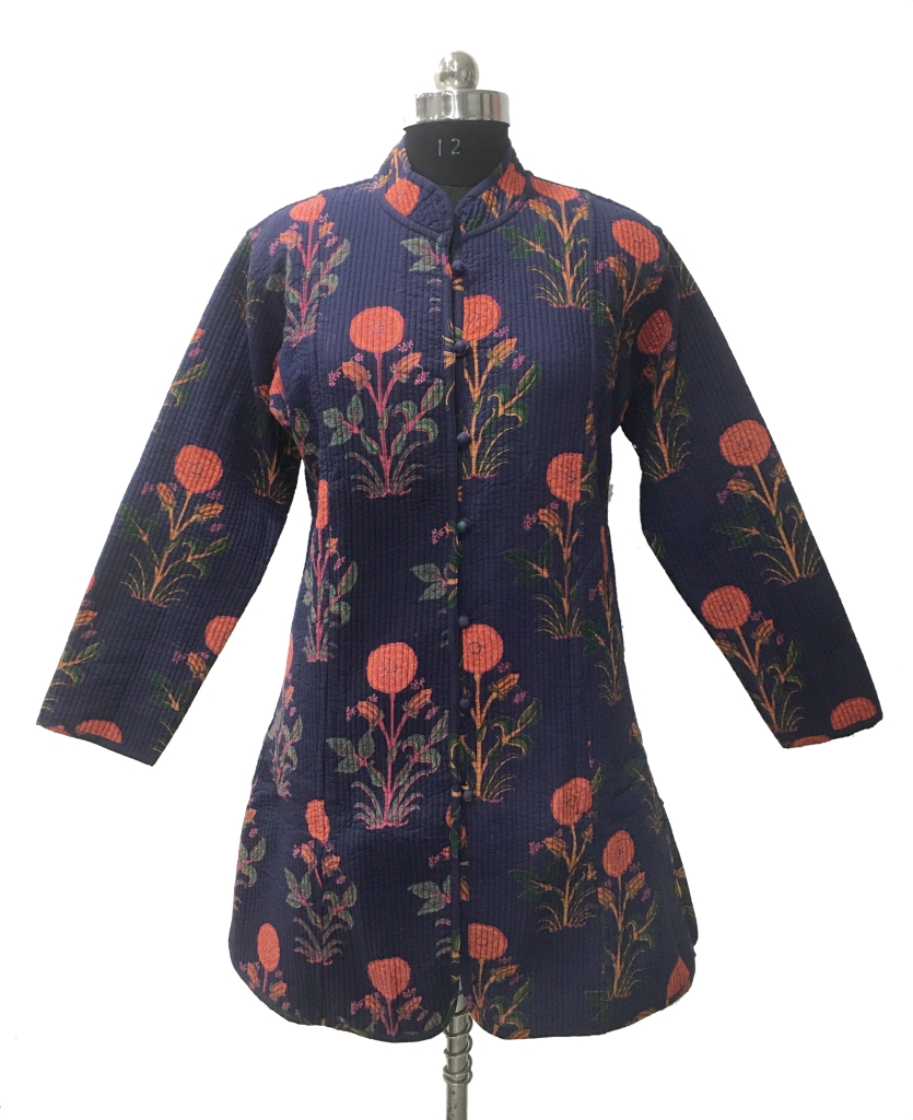 COTTON QUILTED LONG JACKETS