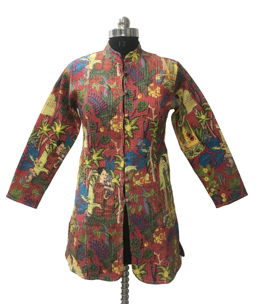 COTTON QUILTED LONG JACKETS