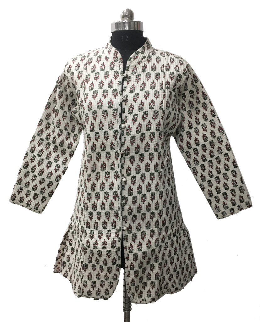 COTTON QUILTED LONG JACKETS