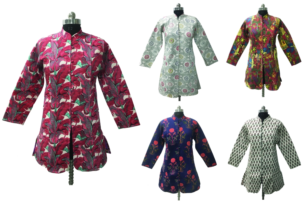 COTTON QUILTED LONG JACKETS