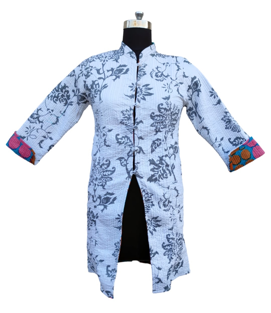 COTTON QUILTED LONG JACKETS