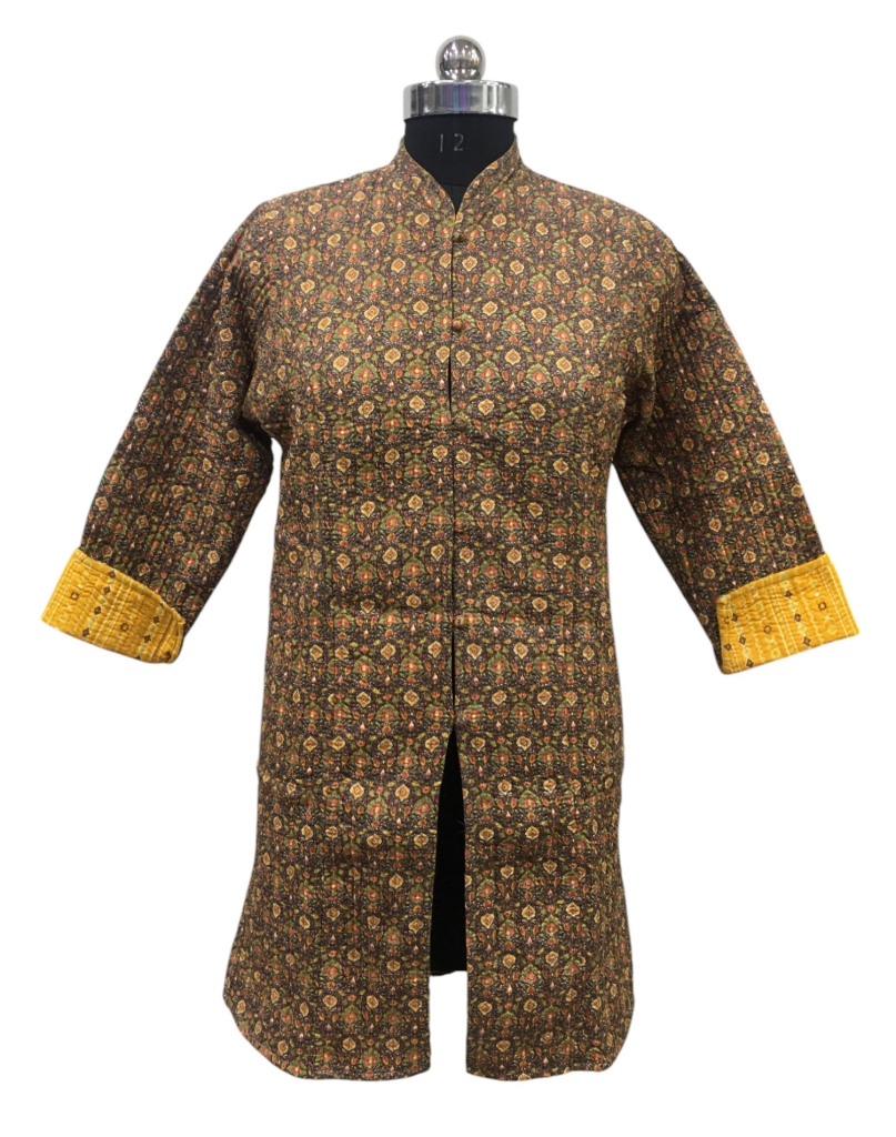 COTTON QUILTED LONG JACKETS